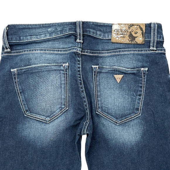 Guess Women Beverly Slim Leg Zipper Ankle Jeans Sz 27 - Picture 5 of 9